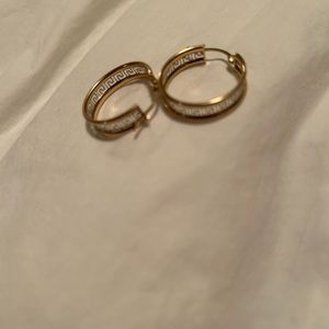 Versace design hoops